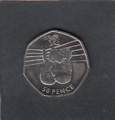 Beschrijving: 50 Pence BOXING S-OLYMPIC 2012 